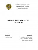Limitaciones legales de la propiedad
