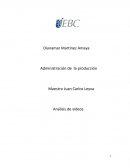 Analisis de video de Administracion