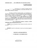 Aclaración de nombre del demandado en un juicio ejecutivo mercantil