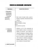 Protocolo de Intervención Investigativa