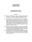 El problema que se ha identificado y se lleva a la realización de una investigación de mercado es: la falta de restaurantes que satisfagan los gustos y preferencias de las personas que circulan en la localidad de chapinero.