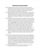 Historia de las ciencias sociales