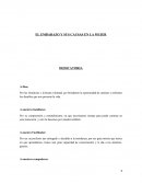 El embarazo y sus causas en la mujer y su desarrollo