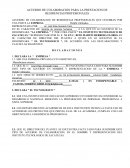 UN ACUERDO DE COLABORACION DE RESIDENCIAS PROFESIONALES QUE CELEBRAN POR UNA PARTE LA EMPRESA