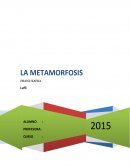 Gregorio Samsa despertó una mañana tras un sueño inquieto, se encontró en su cama