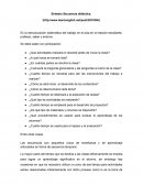 Sintesis de secuencia didactica