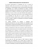 CUALES SON LAS NORMAS INTERNACIONALES DE CONTABILIDAD NIC
