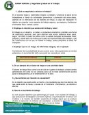 ¿Qué es seguridad y salud en el trabajo?