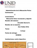 Administración de la Educación Física