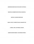 CUALES SON LOS RETOS Y PERSPECTIVA DEL MUNICIPIO RGC.