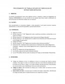 PROCEDIMIENTO DE TRABAJO SEGURO DE FABRICACION DE ESTRUCTURAS METALICAS