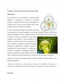Evolución y origen del concepto de desarrollo sustentable.