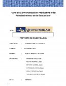 Proyecto De Investigación