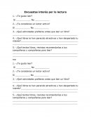 Como son las Encuestas del interés por la lectura