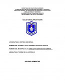 UNIDAD I: LAS GRANDES INTERPRETACIONES DE LA HISTORIA