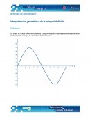 La Interpretación geométrica de la integral definida