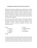 Mecanismos alternativos de solucion de conflictos