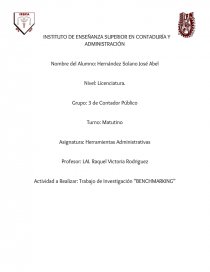 INSTITUTO DE ENSEÑANZA SUPERIOR EN CONTADURÍA Y ADMINISTRACIÓN. Página 1