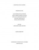 Constancia de no acuerdo