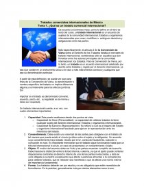 TRATADOS COMERCIALES INTERNACIONALES EN MEXICO. Página 1