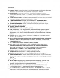Conceptos importantes Constitucional I. Página 1