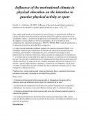 Motivacion y educacion fisica