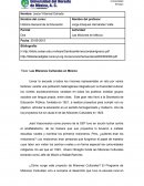 Las misiones culturales