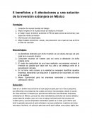 5 beneficios y 5 afectaciones y una solución de la inversión extranjera en México