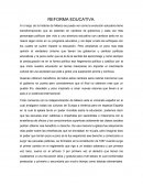 Reforma educativa
