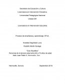 Proceso de enseñanza y aprendizaje, EPJA.