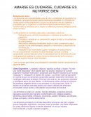 Amarse es cuidarse, cuidarse es nutrirse bien