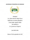 Definición de términos filosóficos