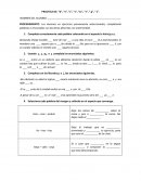 Práctica de ortografía