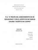 TRABAJO SOBRE SEXUALIDAD Y VIDA