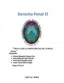 Derecho penal informe