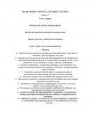 Planificación de ciencias naturales.