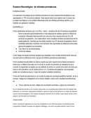 Examen Neurológico de infantes prematuros.