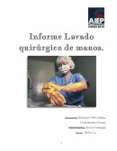 El nuevo Informe Lavado quirúrgico de manos.