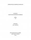 Estereotipos en los medios de comunicación
