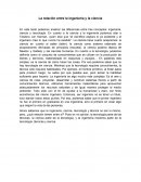 La relación entre la ciencia y la ingeniería