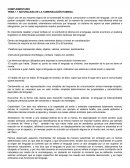 TEMA 1.1 NATURALEZA DE LA COMUNICACIÓN HUMANA