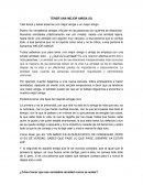 ENSAYO TENER UNA MEJOR AMIGA (O)