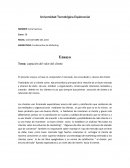 Ejmplo de Ensayo valoracion del cliente