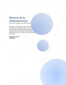 Historia de la Administración