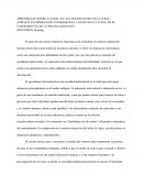 Aprendizaje intercultural en una sociedd intercultural