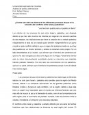 Análisis de política internacional