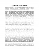Cual es el Consumo cultural