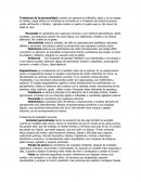 Transtorno de la personalidad.