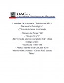 Administración y Planeación Estratégica - Título de la tarea Invirtiendo