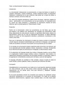 La Discriminación Verbal en el Lenguaje